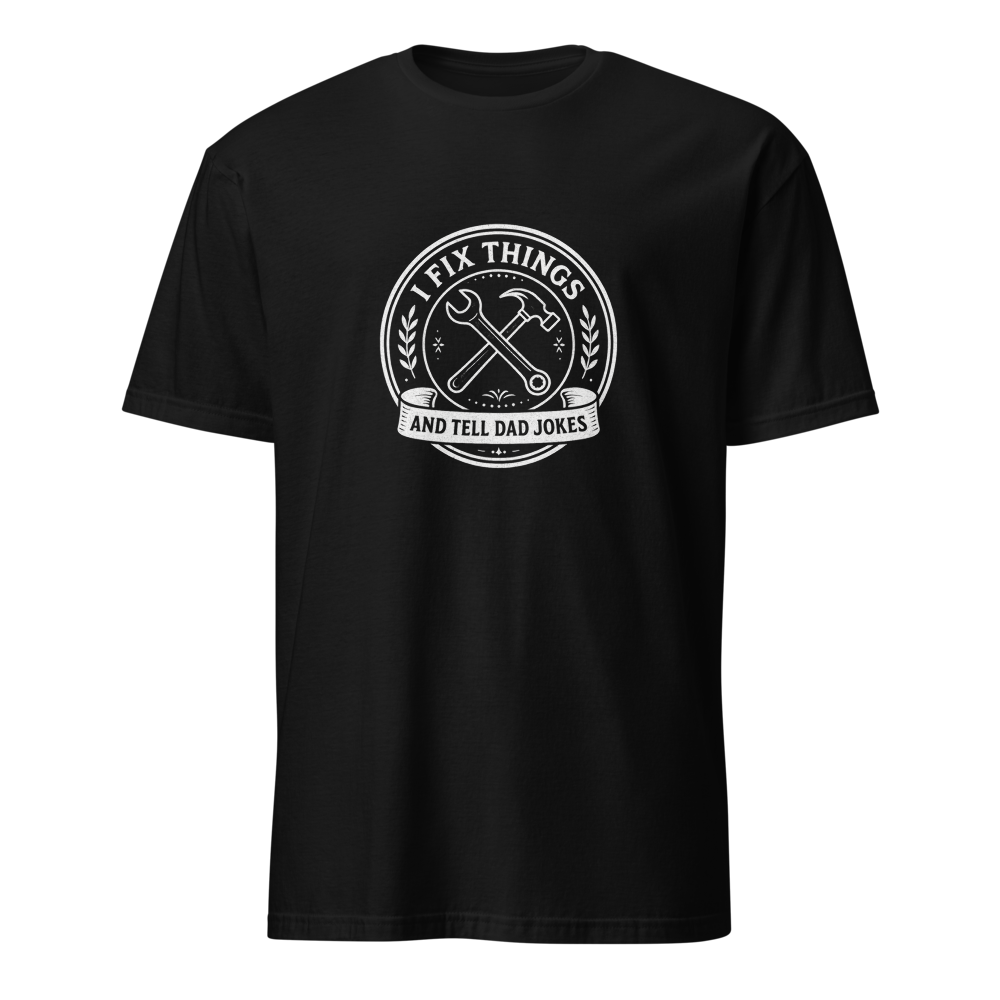 Front view — I Fix Things and Tell Dad Jokes — Premium T-Shirt
