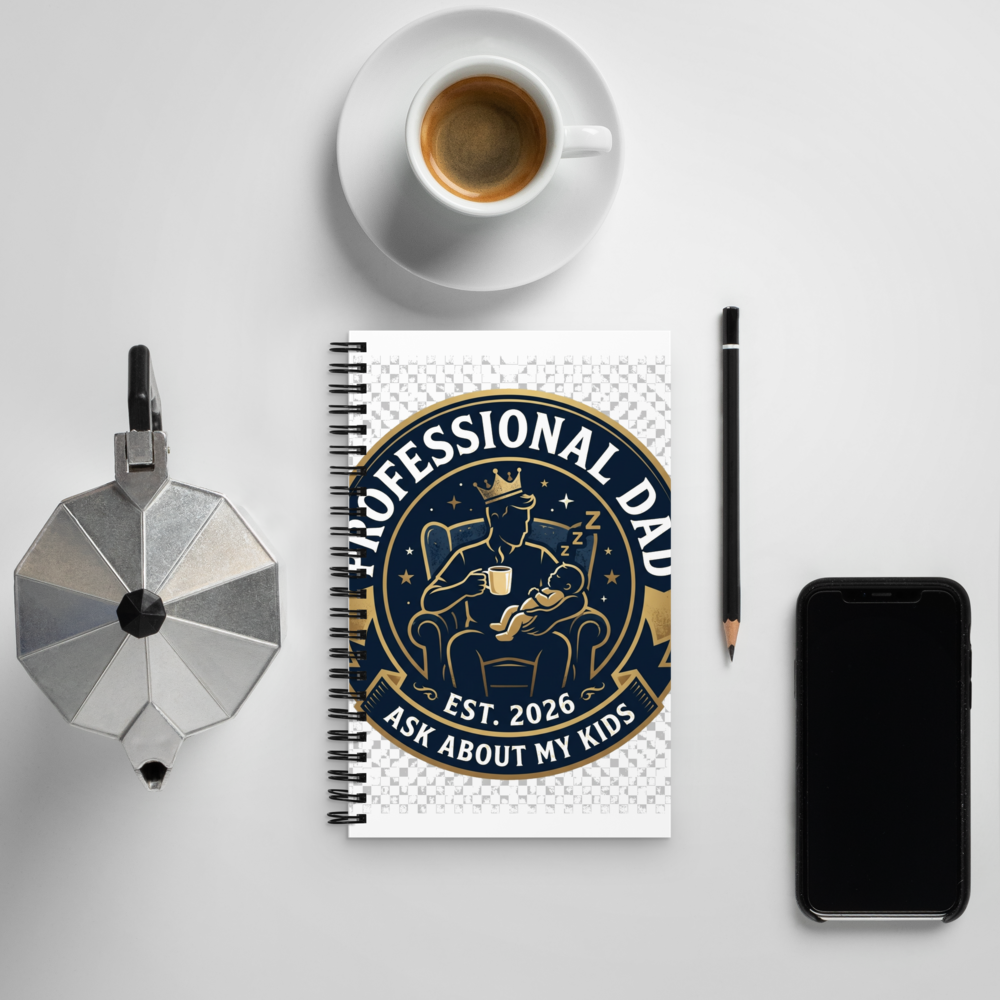 Professional Dad — Spiral Notebook