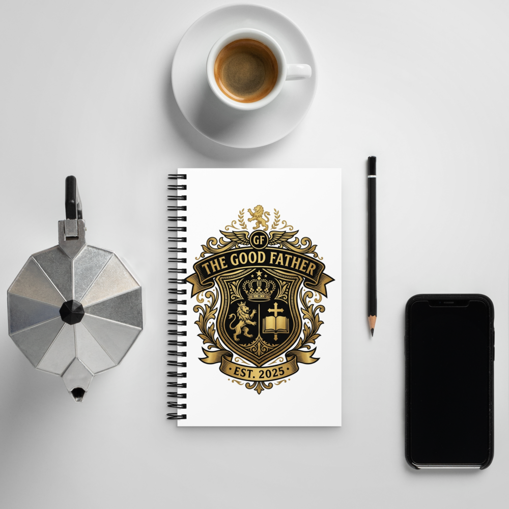 The good father Est 2025 — Spiral Notebook