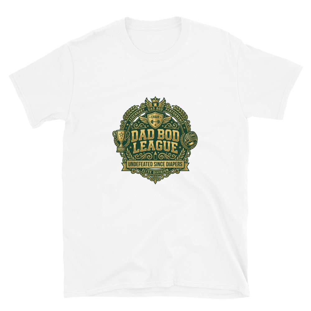 Dad Bod League Undefeated Since Diapers — Premium T-...
