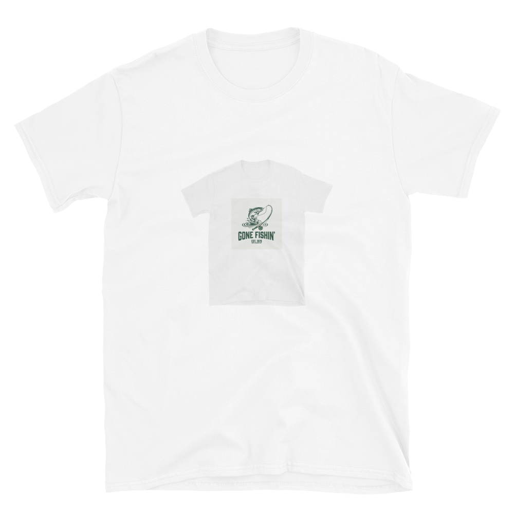 Gone Fishin The Outdoor Therapy — Premium T-Shirt