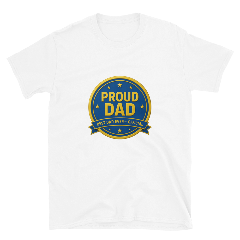 Proud Dad Certified — Premium T-Shirt