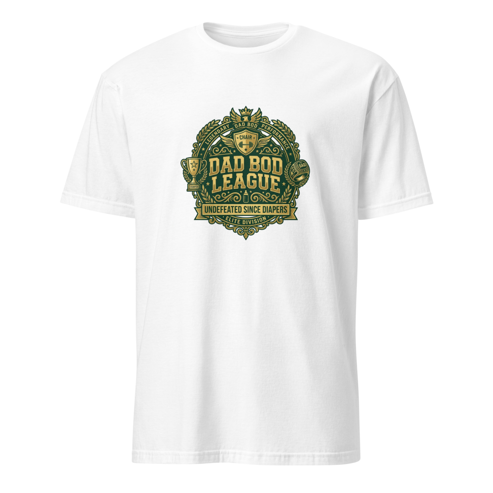 Dad Bod League Undefeated Since Diapers — Premium T-...