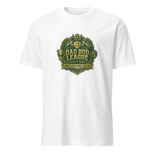 Dad Bod League Undefeated Since Diapers — Premium T-...