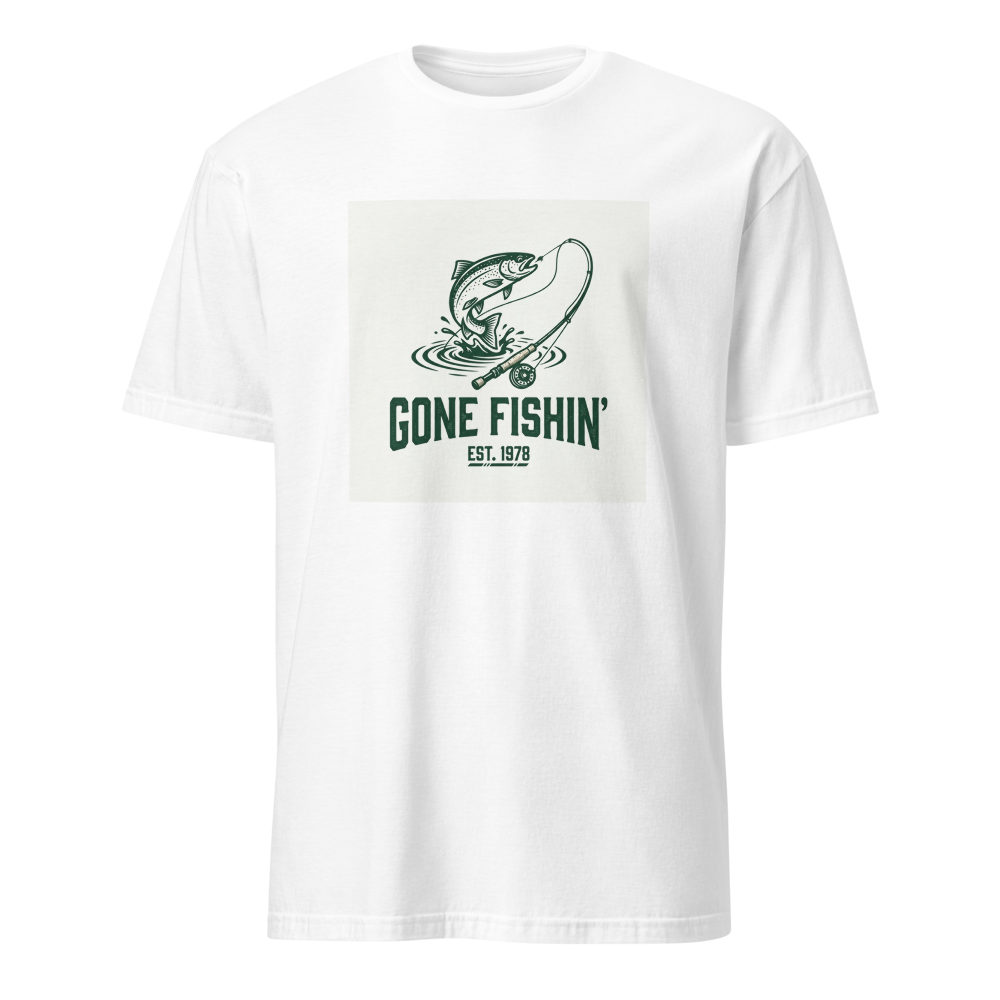 Gone Fishin The Outdoor Therapy — Premium T-Shirt