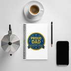 Proud Dad Certified — Spiral Notebook